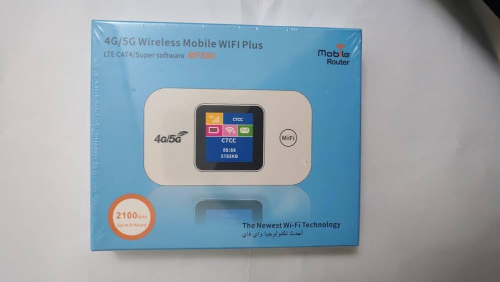 4G/5G Wireless Mobile WiFi Plus Router – MF880 LTE CAT4